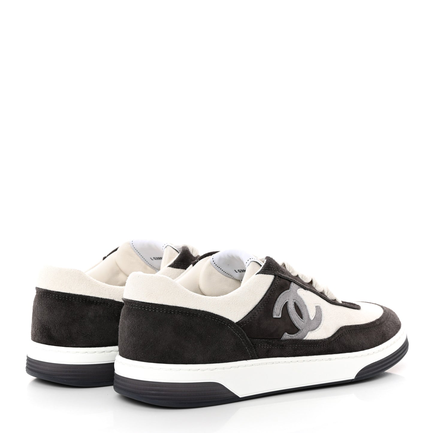 Suede Kidskin Womens CC Sneakers 39.5 Black White