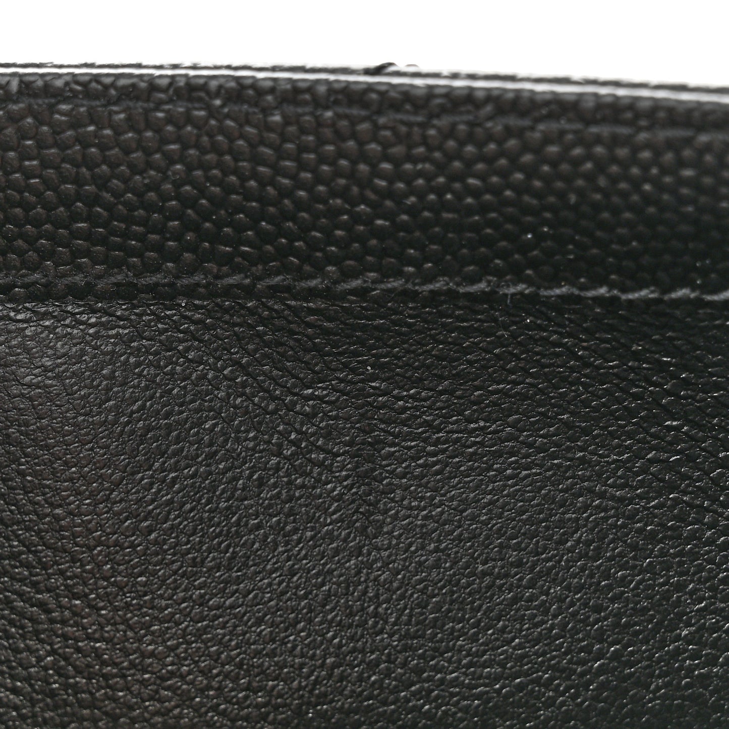 Grain De Poudre Matelasse Chevron Monogram Chain Wallet Black