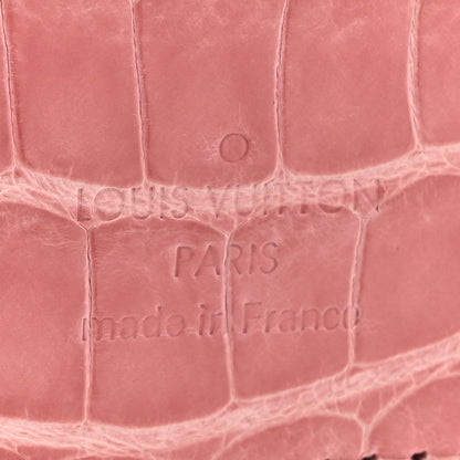 Louis Vuitton Alligator Bag Charm Key Holder Pink 3 of 5
