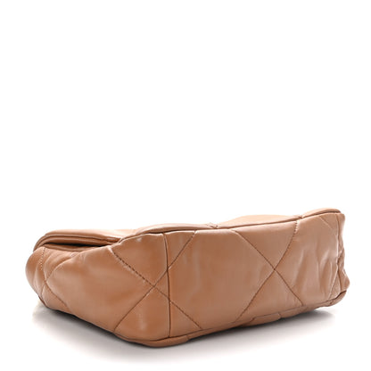 Chanel Lambskin Quilted Medium Chanel 19 Flap Brown 4 of 9