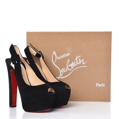 Christian Louboutin Veau Velours Tartarina 160 Pumps 38.5 Black 15 of 15