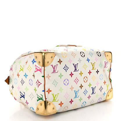 Louis Vuitton Monogram Multicolor Speedy 30 White 3 of 9
