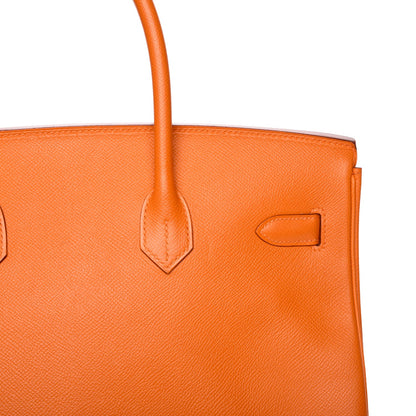 Hermes Epsom Birkin 35 Orange 22 of 30