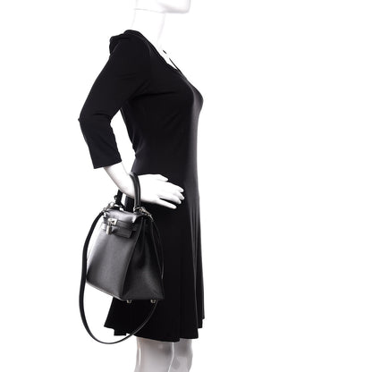 Hermes Epsom Kelly Sellier 28 Black 3 of 12