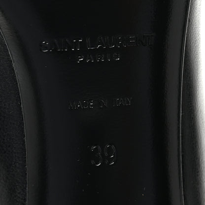 Saint Laurent Santiago Russo Kate 85 Zip Bootie 39 Black 7 of 8