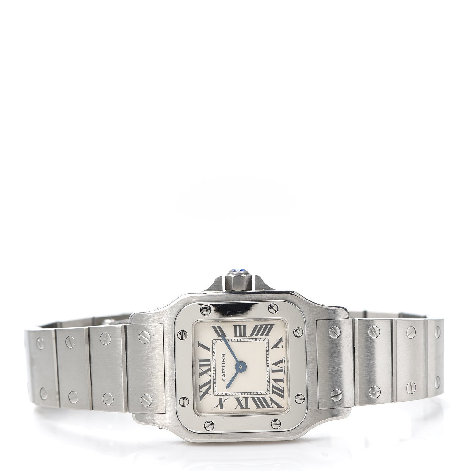 Cartier Stainless Steel 24mm Santos de Cartier Galbee Quartz Watch 2 of 5
