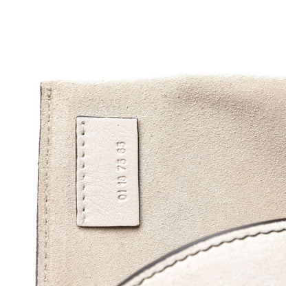 Chloe Smooth Calfskin Suede Embellished Small Pixie Bag Abstract White 6 of 10