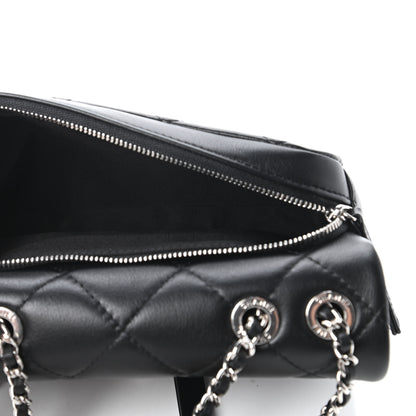 Chanel Lambskin Quilted CC Flap Black 6 of 12