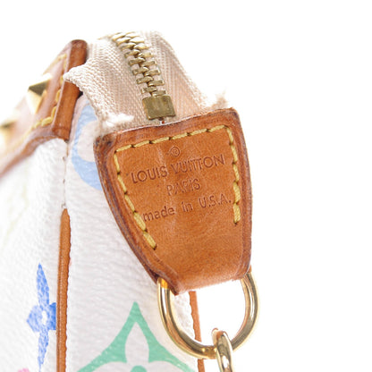 Louis Vuitton Monogram Multicolor Pochette Accessories White 7 of 9
