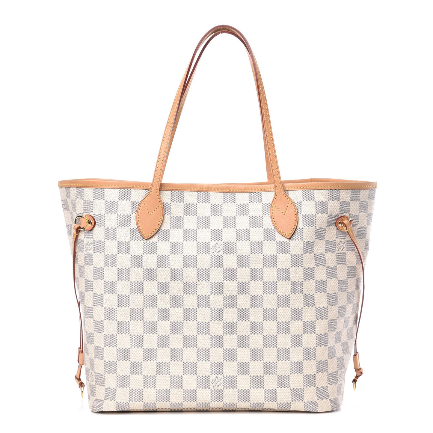 Damier Azur Neo Neverfull MM Rose Ballerine