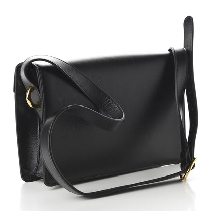 Gucci Textured Calfskin Small Torchon GG Ring Shoulder Bag Black 3 of 10