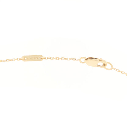 Van Cleef & Arpels 18K Yellow Gold Mother of Pearl Sweet Alhambra Butterfly Pendant Necklace 5 of 6