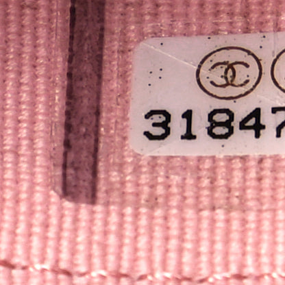 Chanel Caviar Quilted Small Handle With Care Vanity Case With Chain Pink 6 of 9