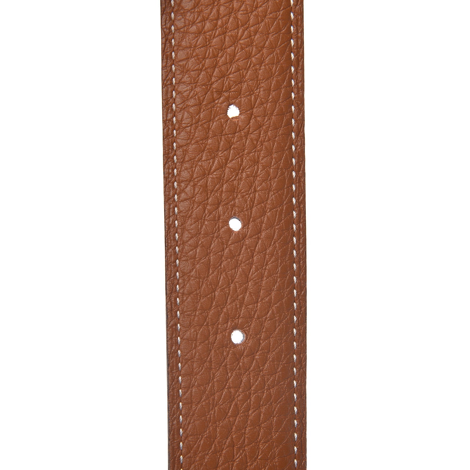 Hermes Box Togo 32mm H Belt 75 Black Gold 5 of 6