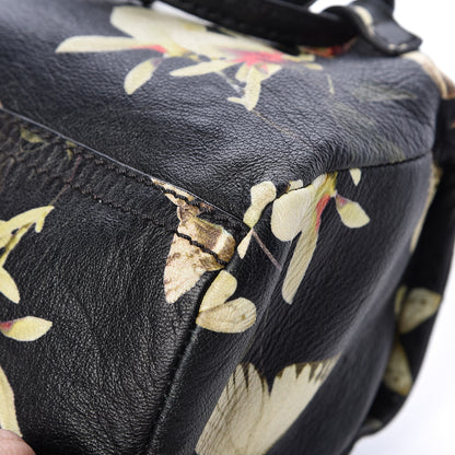 Givenchy Lambskin Magnolia and Moth Print Mini Pandora Black 11 of 13