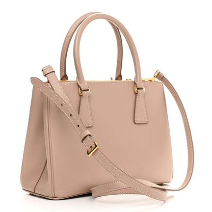 Prada Saffiano Small Galleria Double Zip Tote Cipria 3 of 10