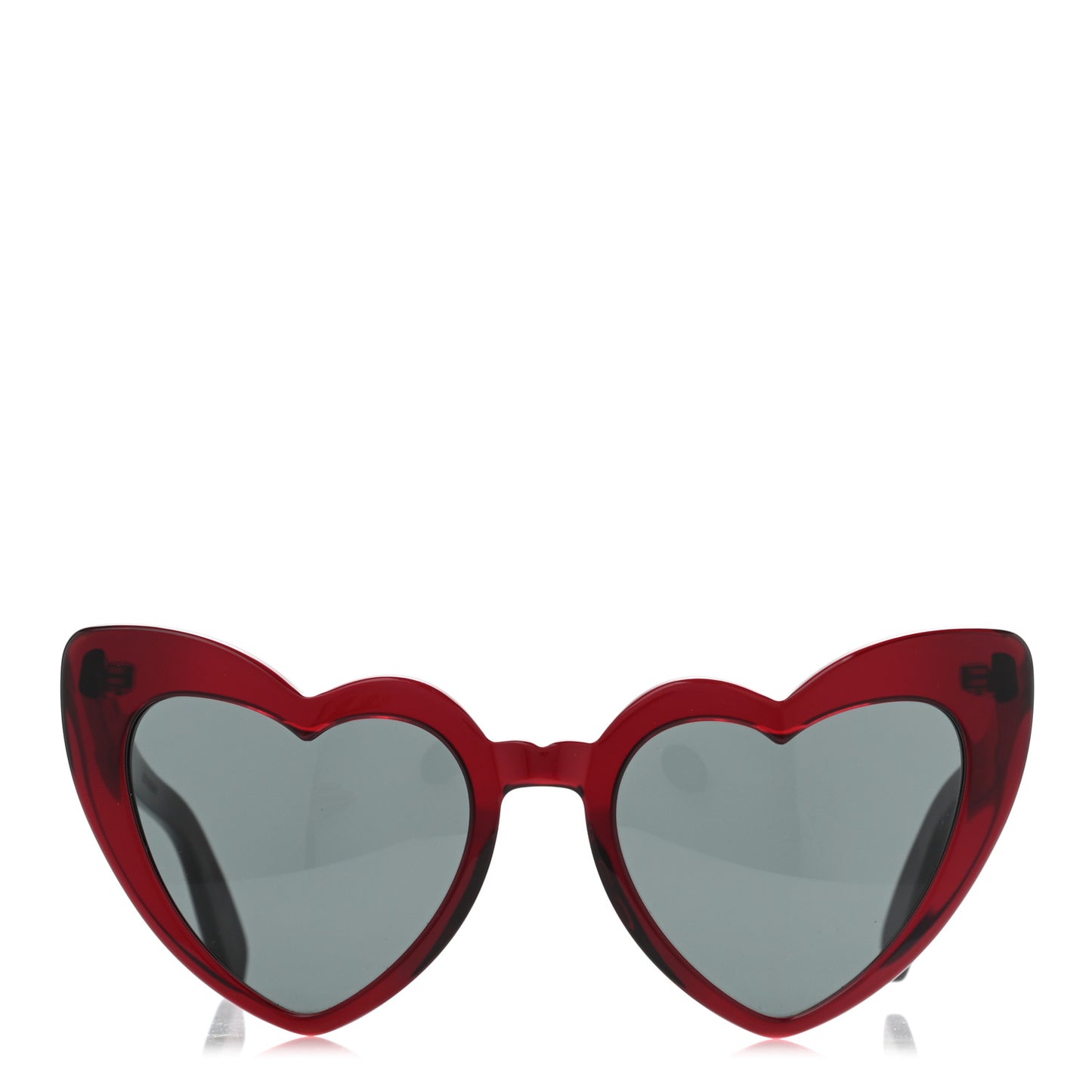 Acetate Heart Frame Loulou SL181 Sunglasses Burgundy