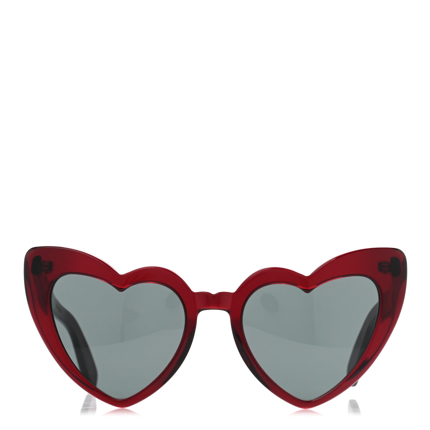 Saint Laurent Acetate Heart Frame Loulou SL181 Sunglasses Burgundy 2 of 7