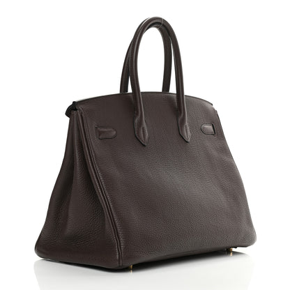 Hermes Togo Birkin 35 Chocolate 3 of 14