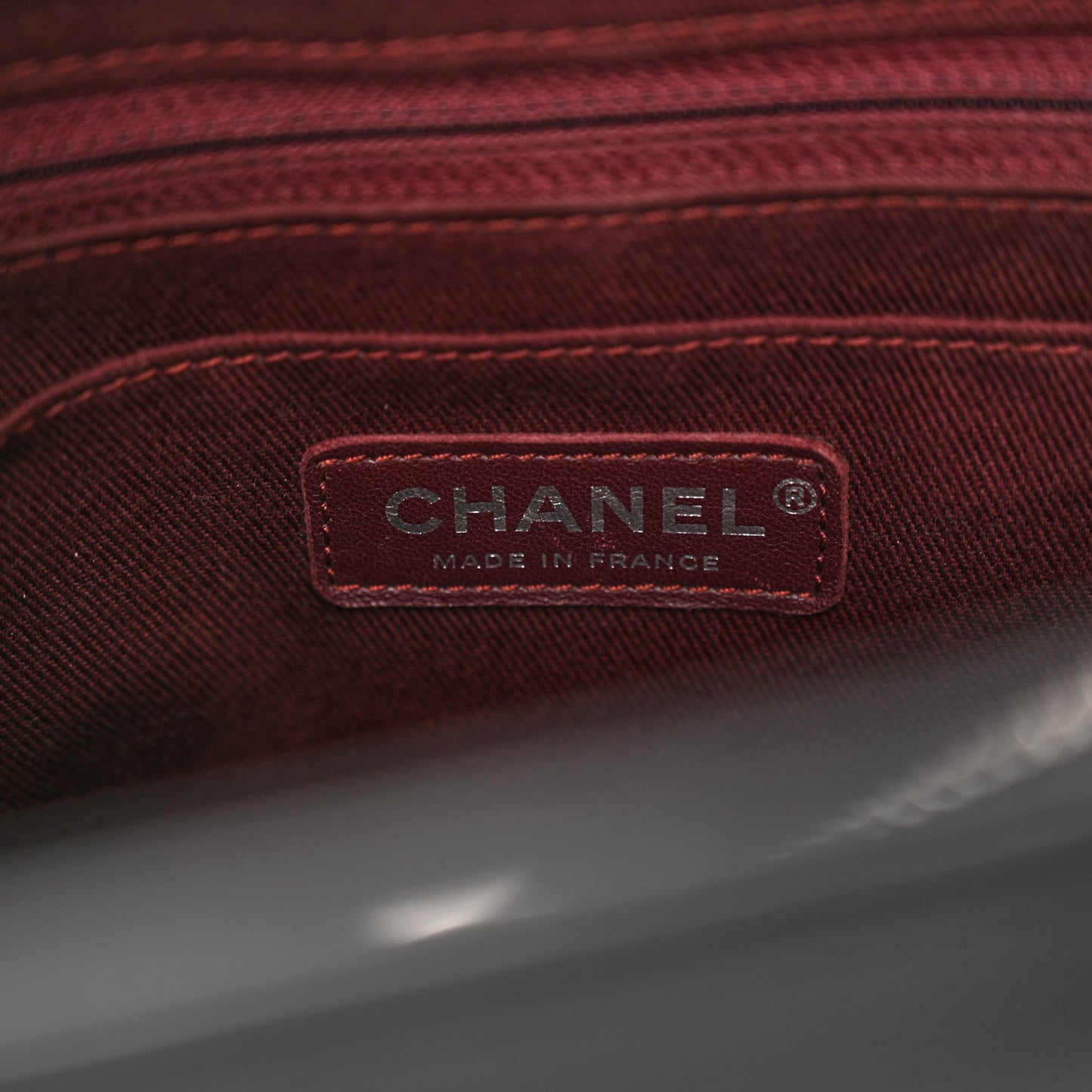 Grained Calfskin Small Neo Executive Shopper Tote Black