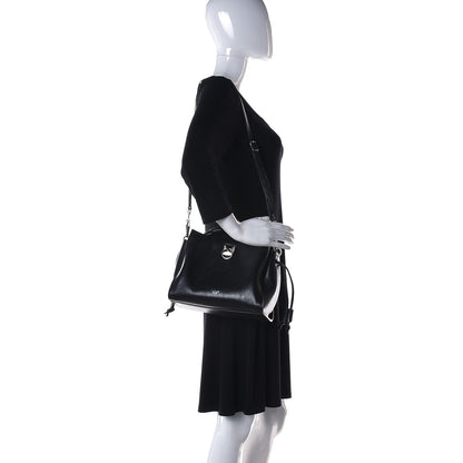 Mulberry Glossy Calfskin Small Iris Tote Black 2 of 11