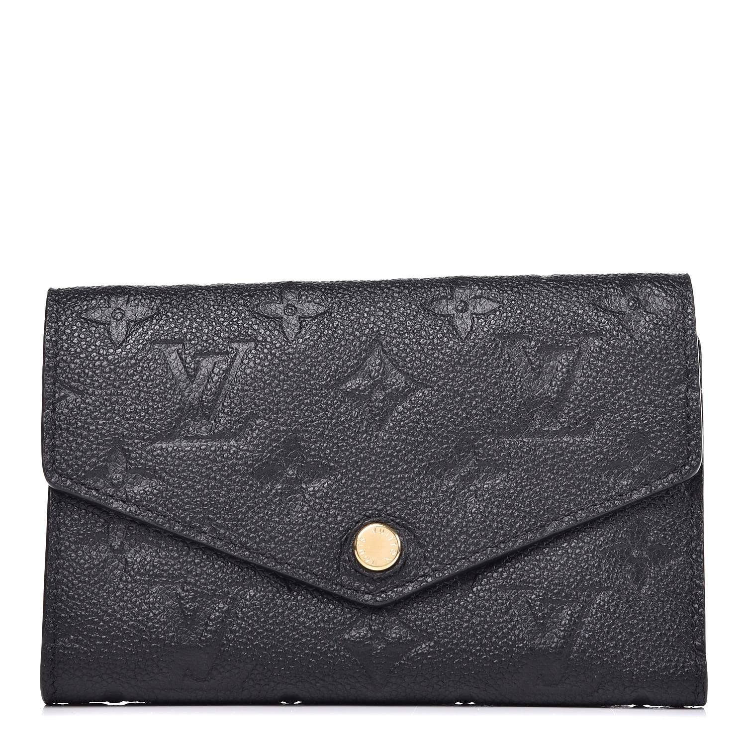 Louis Vuitton Empreinte Compact Curieuse Wallet Black 1 of 7
