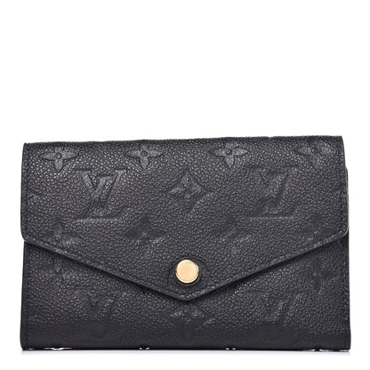 Louis Vuitton Empreinte Compact Curieuse Wallet Black 1 of 7