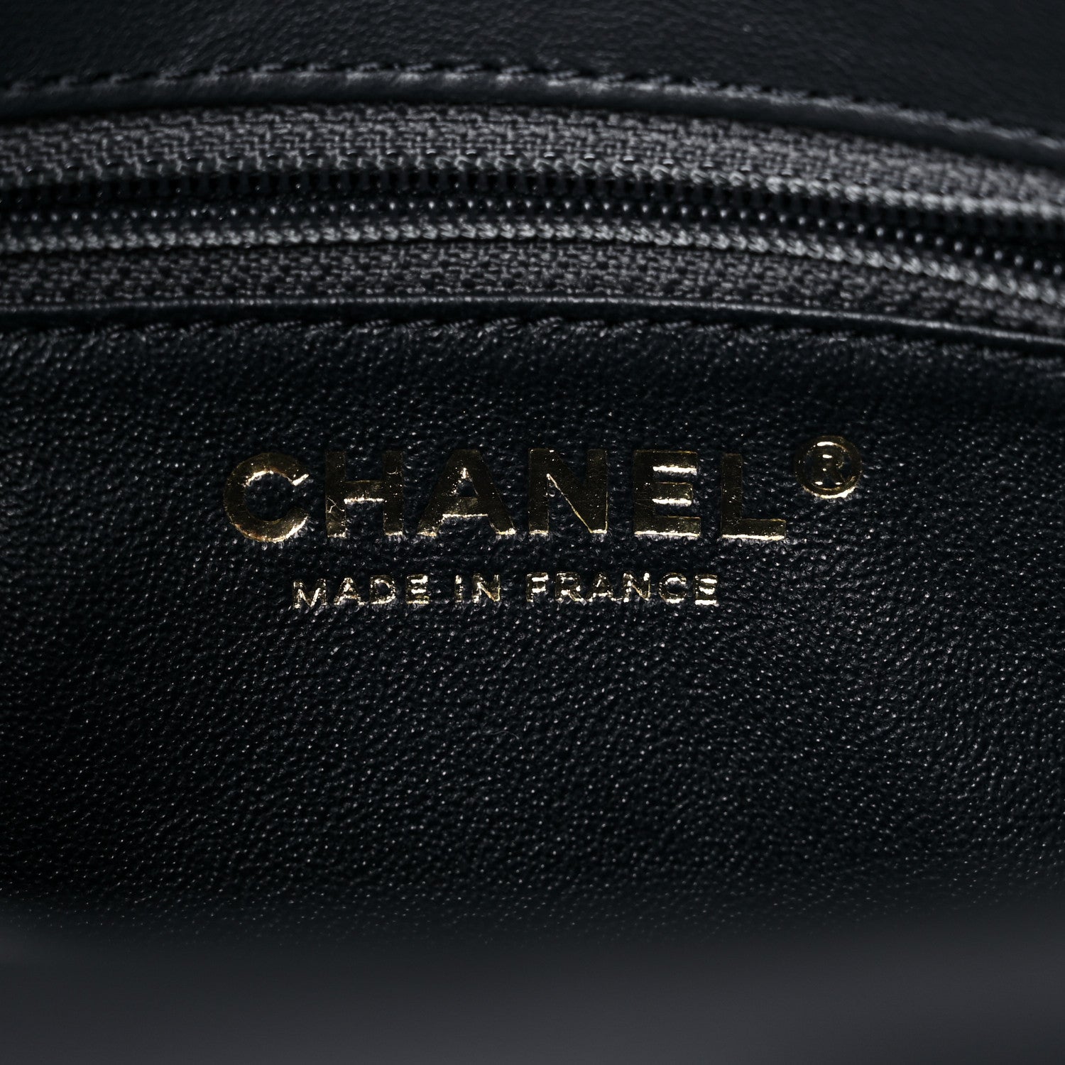 Chanel Lambskin Quilted Small CC Chic Flap Grey Dark Navy 7 of 15