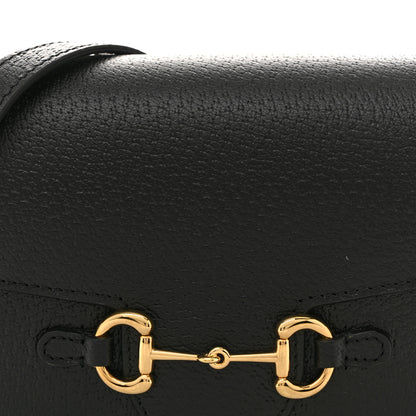 Gucci Calfskin Horsebit 1955 Shoulder Bag Black 8 of 12