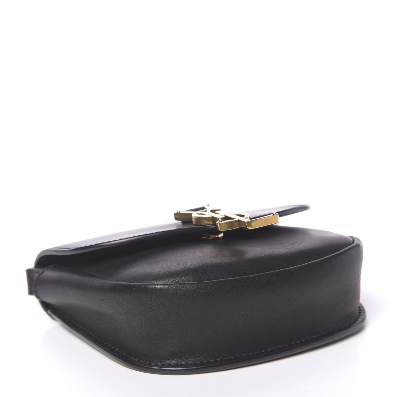 Saint Laurent Smooth Calfskin Mini Classic Monogram Kaia Satchel Black 4 of 15