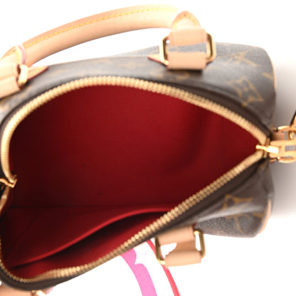 Louis Vuitton Monogram Speedy Bandouliere 20 Fuchsia 5 of 10