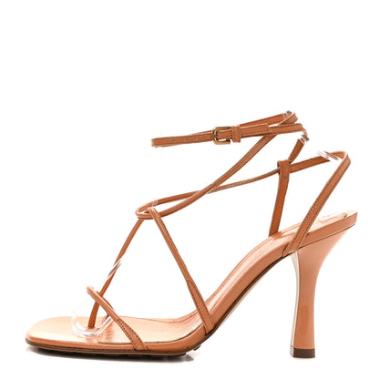 Bottega Veneta Crush Calfskin The Line 90mm Sandals 36 Clay 1 of 7