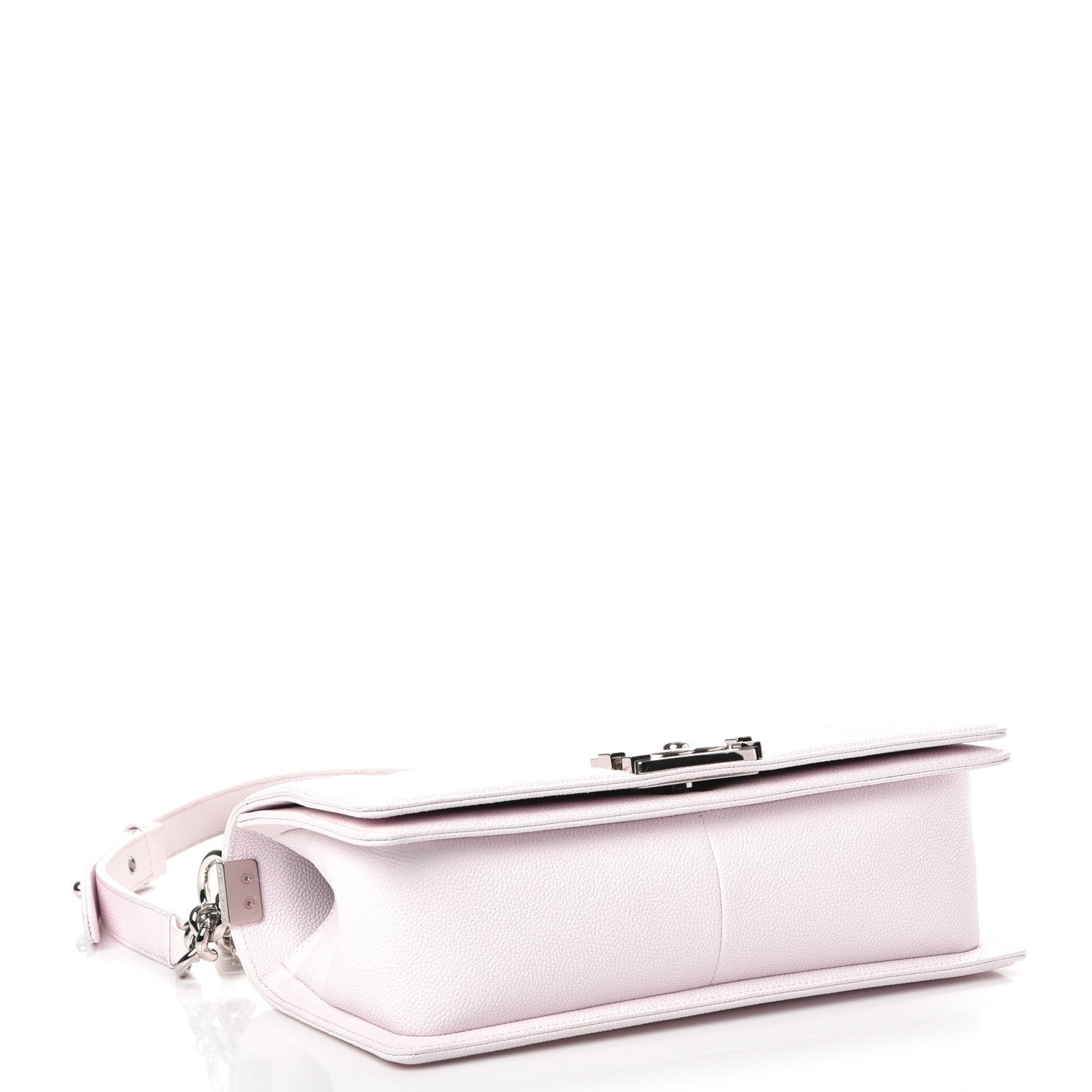 Chanel Caviar Quilted Medium Boy Flap White 5 of 9