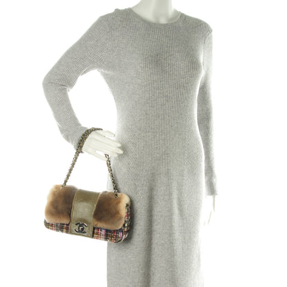 Chanel Rabbit Fur Tweed Lizard Small Fantasy Flap Multicolor 2 of 7
