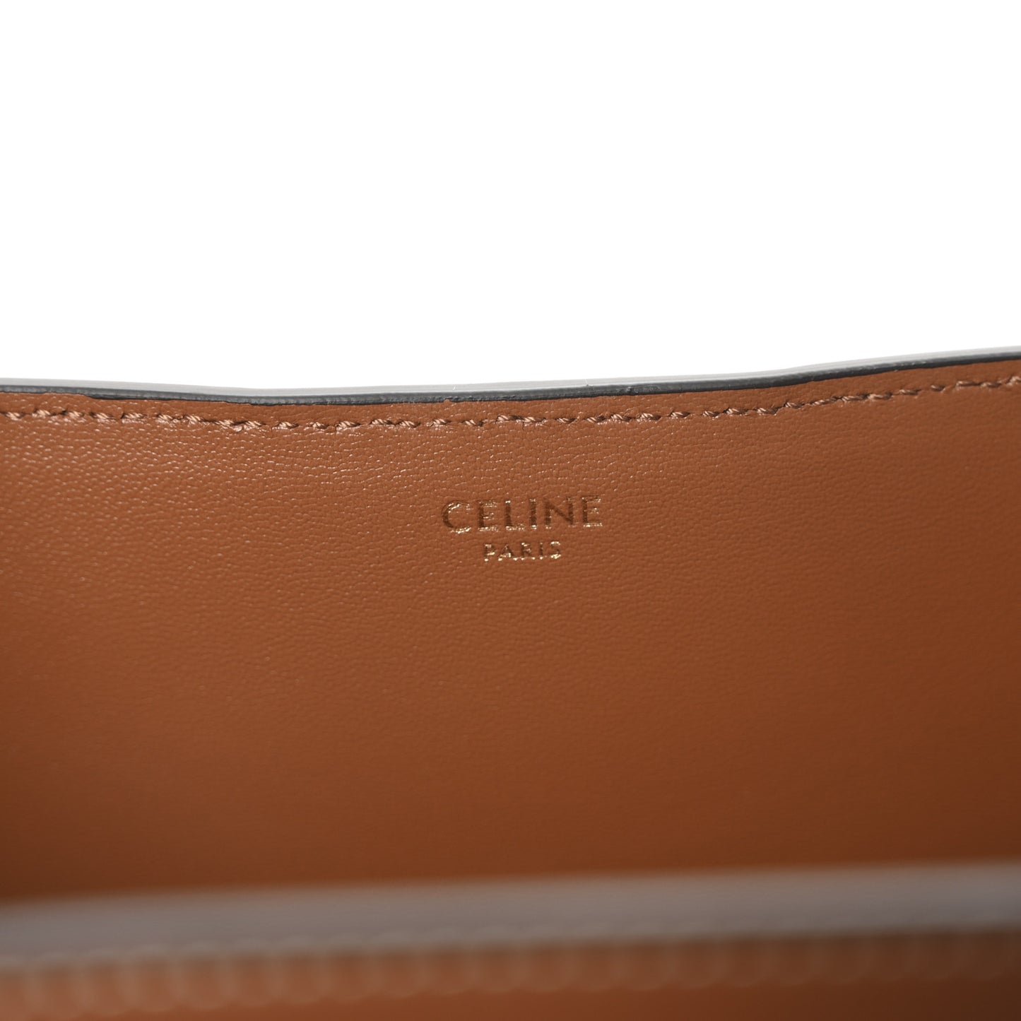 Smooth Calfskin Triomphe Medium Louise Bag Tan