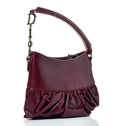 Christian Dior Calfskin Ballet Bag Dark Red 3 of 8