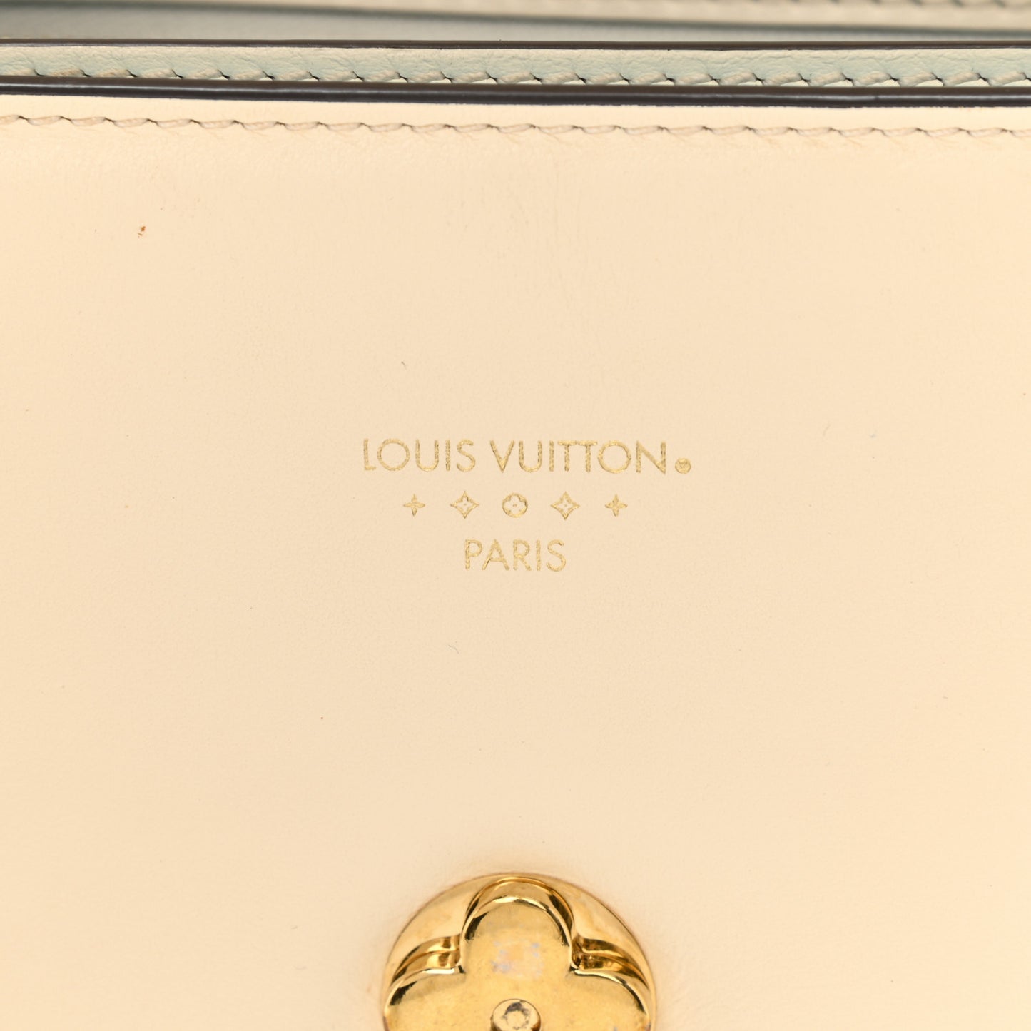 Smooth Calfskin LV Pont 9 Cream