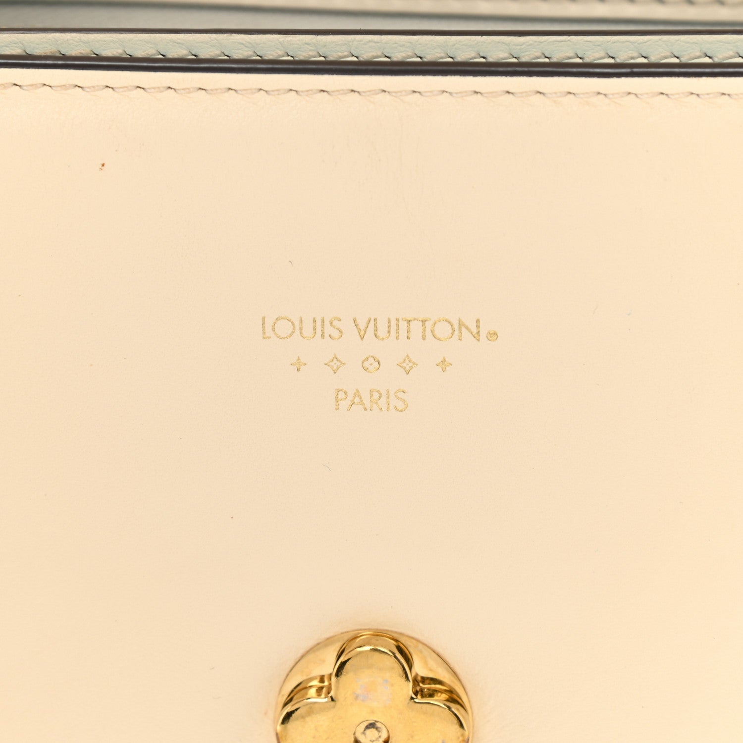 Louis Vuitton Smooth Calfskin LV Pont 9 Cream 6 of 9