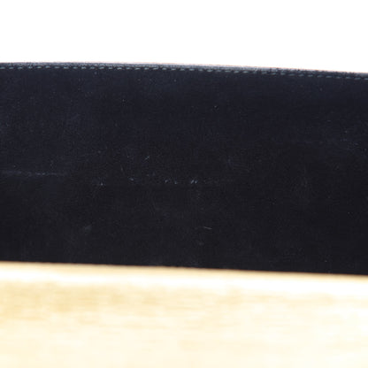 Saint Laurent Metallic Calfskin Monogram Cassandre Clutch Gold 14 of 14