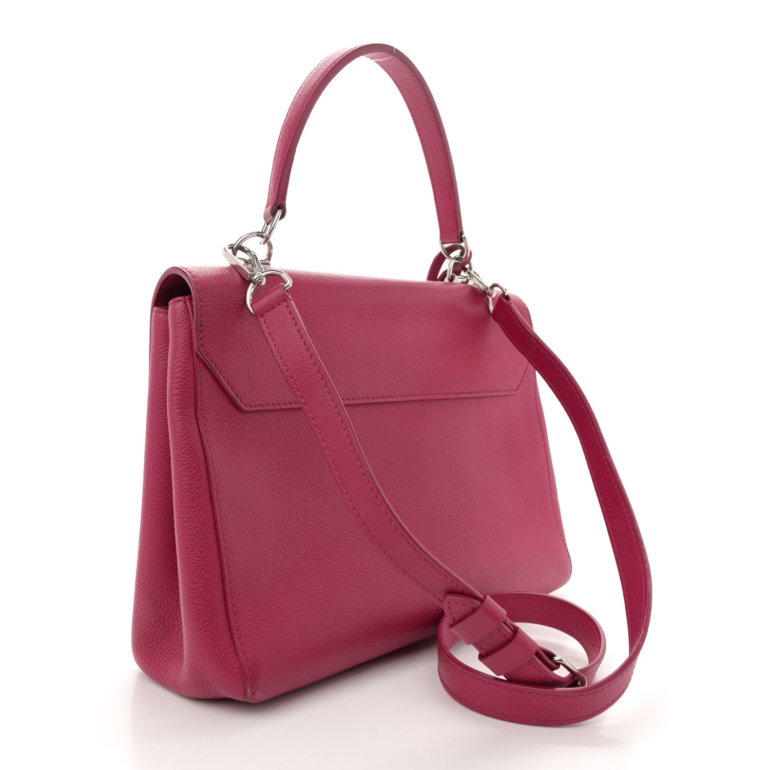 Louis Vuitton Soft Calfskin Lockme II Top Handle Dahlia 3 of 13