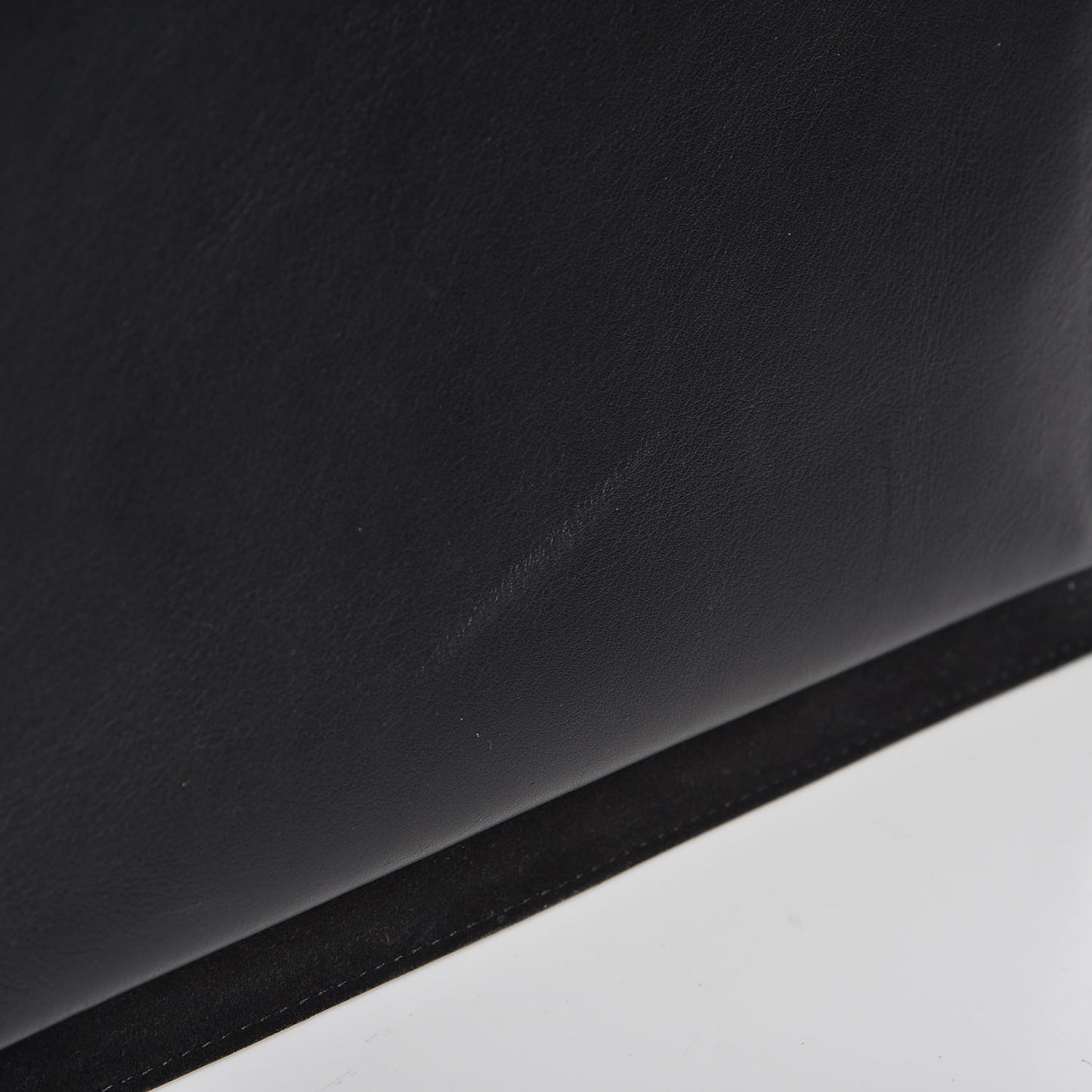 Calfskin Suede Medium Roy Bag Black