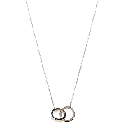 Tiffany 18K Yellow Gold 1837 Interlocking Circles Pendant Necklace 1 of 5
