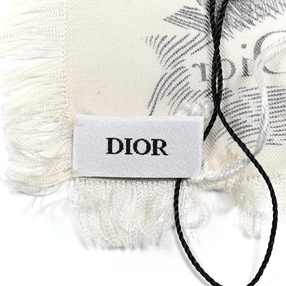 Christian Dior Silk Brutal Journey Of The Heart Scarf Multicolor 3 of 4
