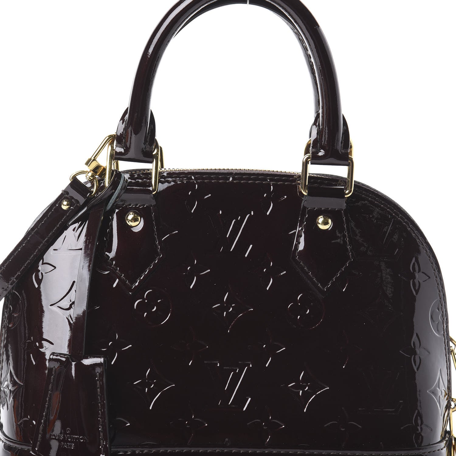 Louis Vuitton Vernis Alma BB Amarante 6 of 8