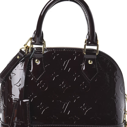 Louis Vuitton Vernis Alma BB Amarante 6 of 8