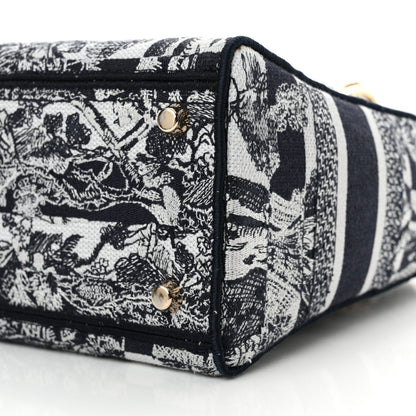 Christian Dior Canvas Toile De Jouy Embroidered Medium Lady D-Lite 10 of 12