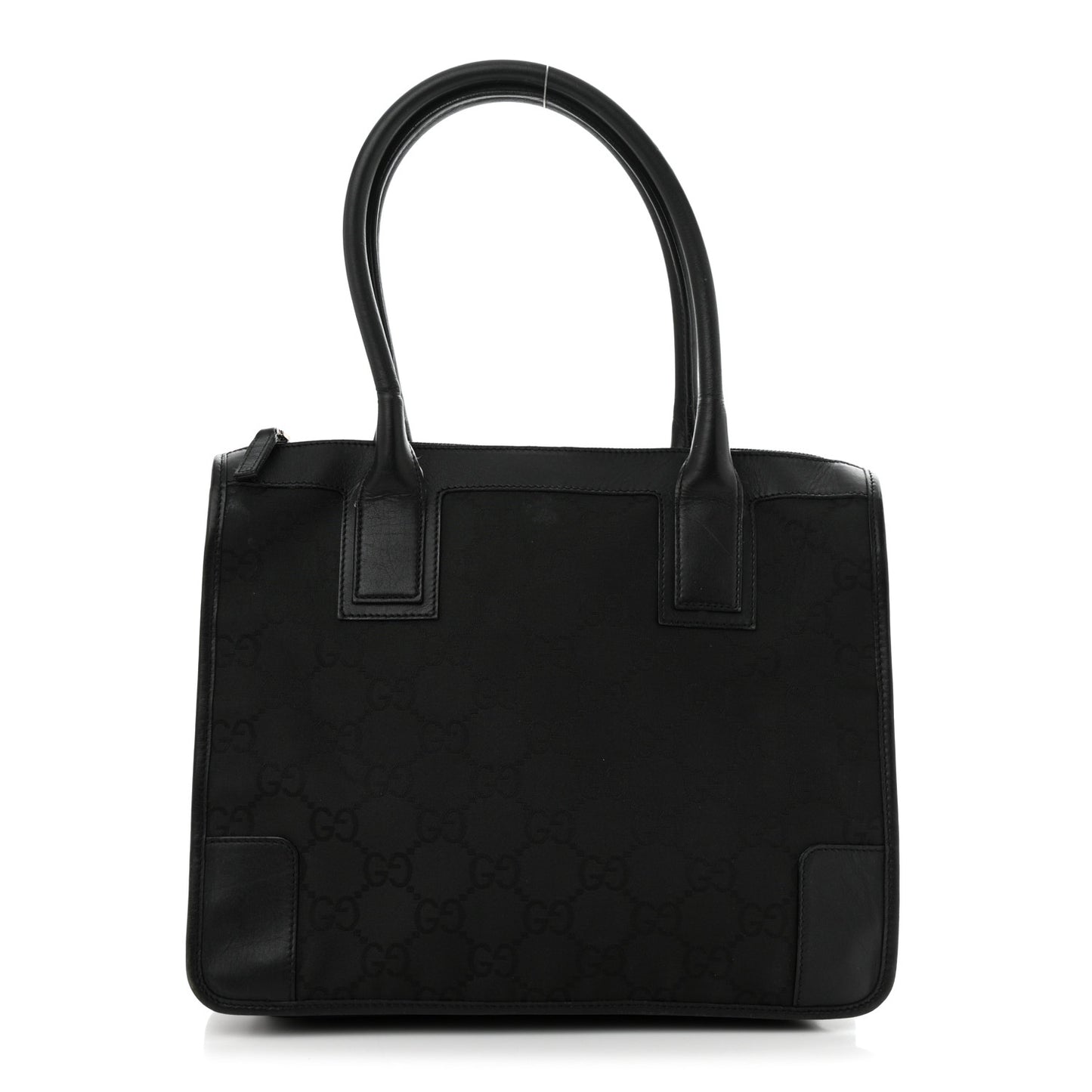Nylon Monogram Tote Bag Black