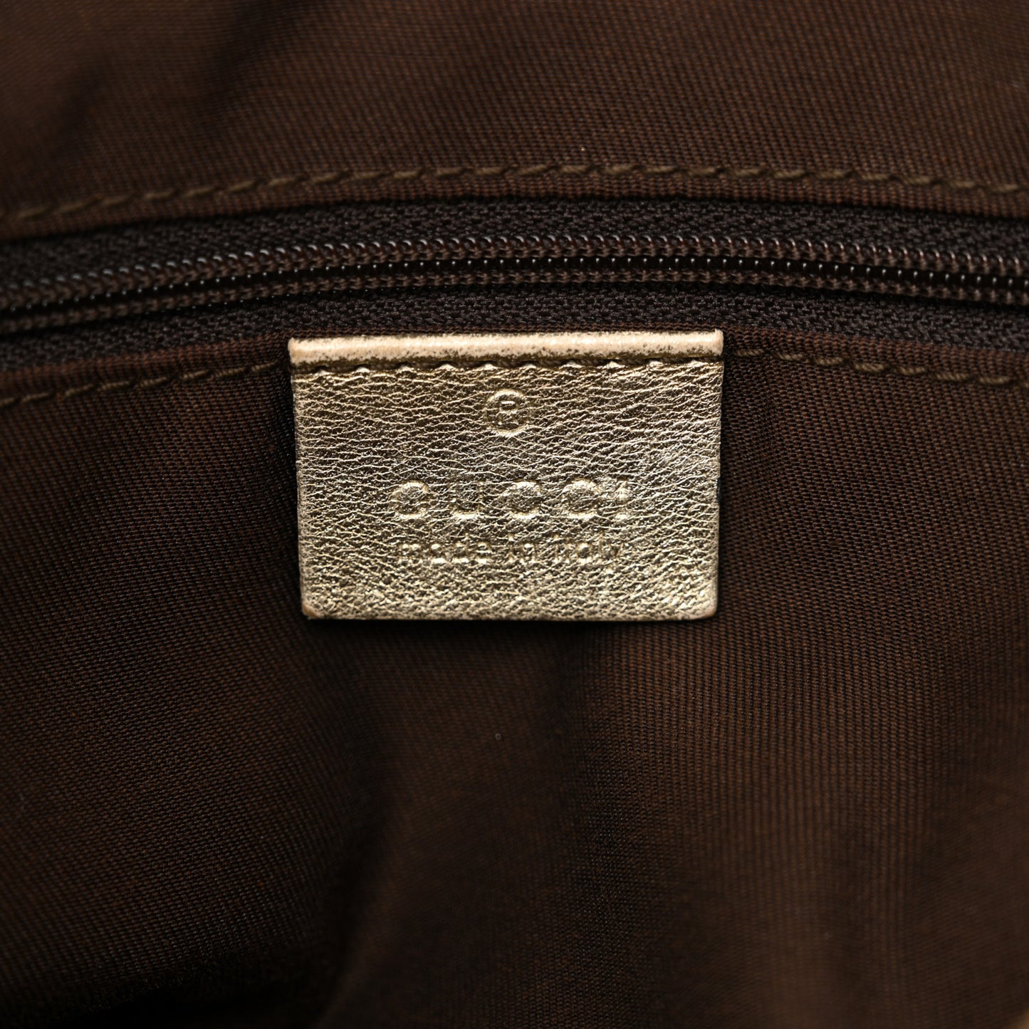 Monogram Large D Gold Hobo Gold