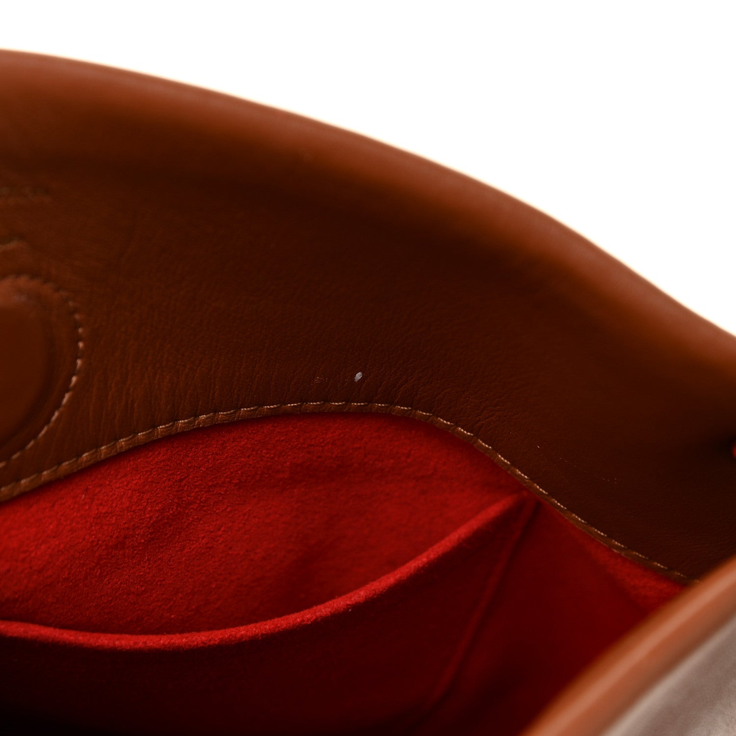 Louis Vuitton Monogram Tuileries Besace Caramel Rouge 11 of 17