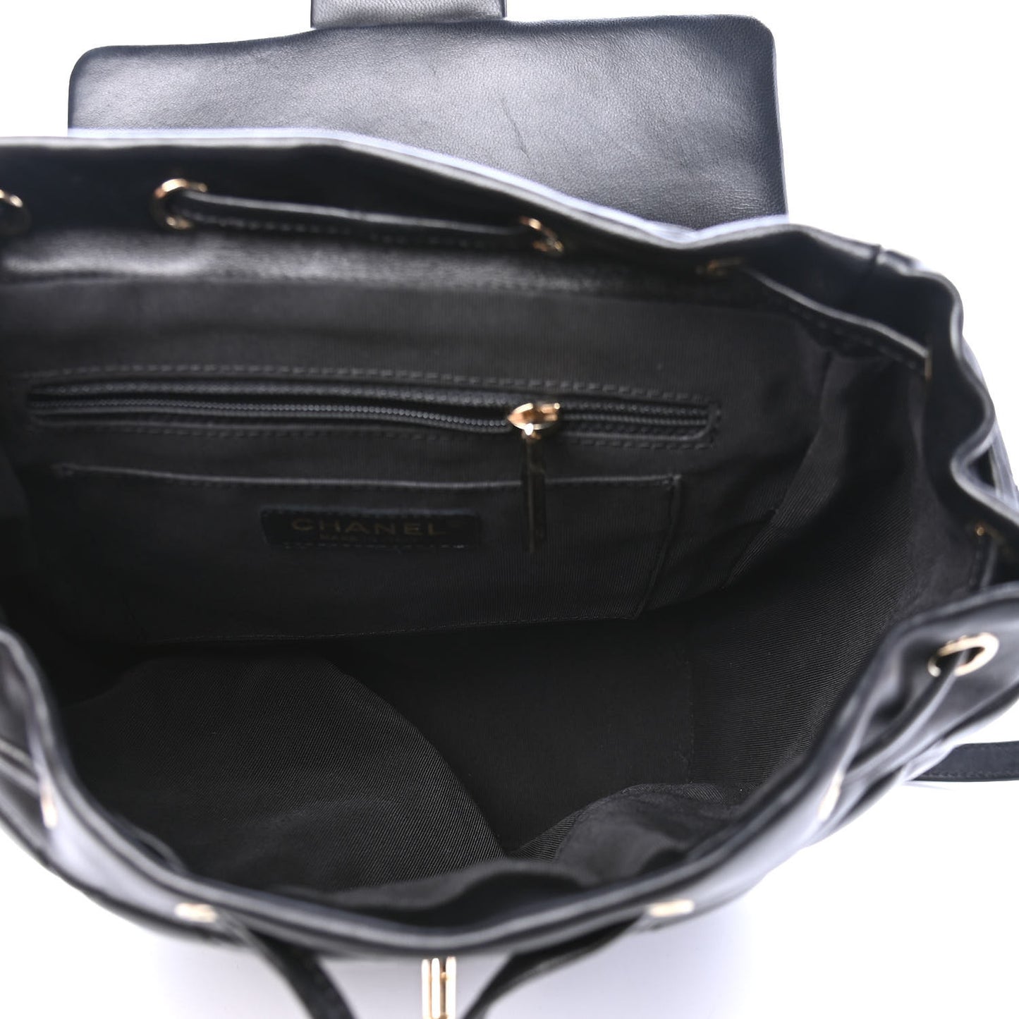 Lambskin Quilted Small Urban Spirit Backpack Black